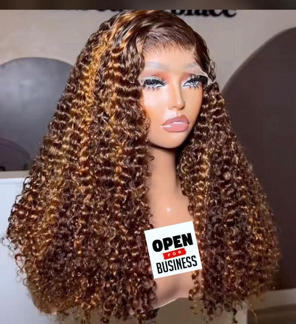 13x4 full frontal pixel curls 100% human hair 250 density
