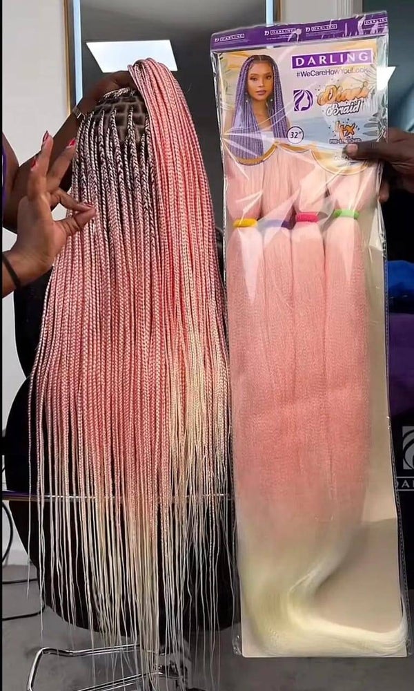 Braids made with full 360 lace