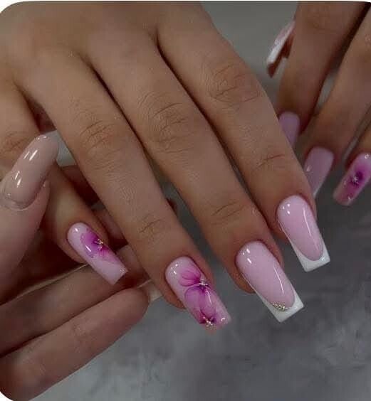 Colourful and classic nails