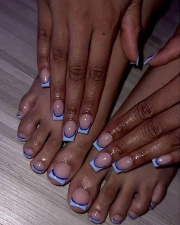 Beautiful natural colours nails