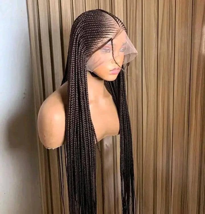 2step Ghana weaving made with 360 full lace