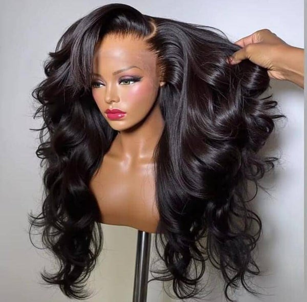 13x6 HD frontal lace. 100% human hair body waves  250 density  Available in all colours and inches