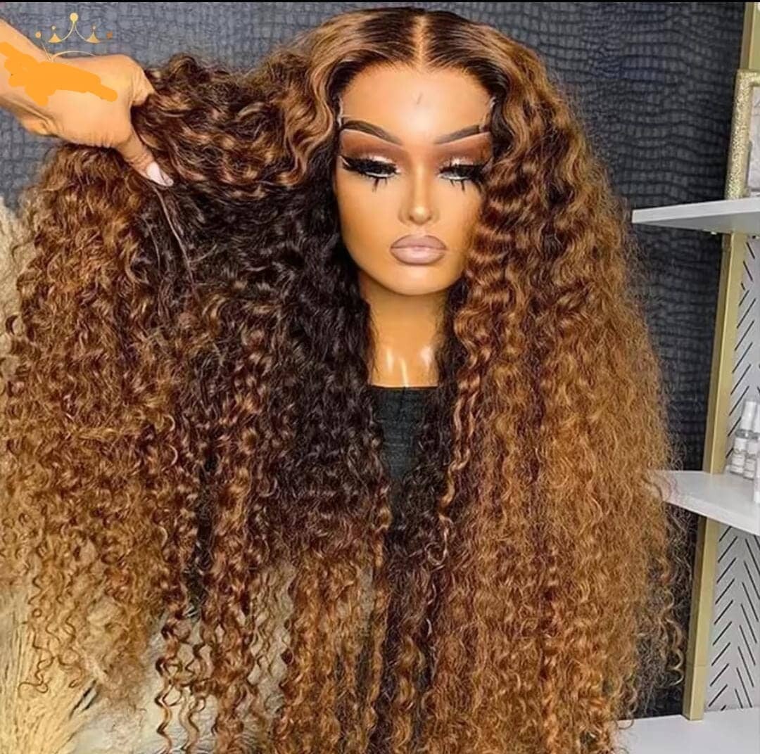 Deep wave 4by4 HD lace closure 100% human hair Colours 4/27 250 density