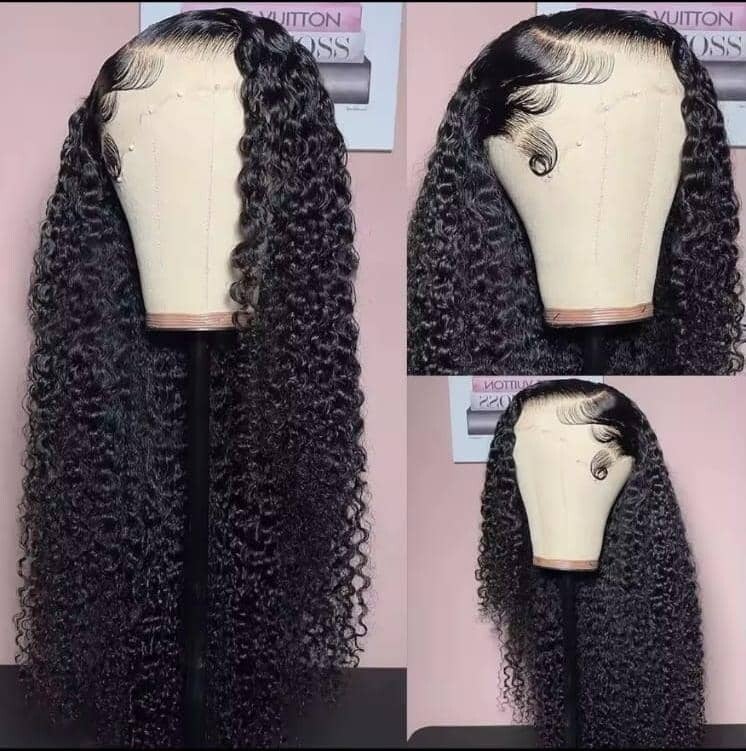 Water curls 13x4 HD full frontal 100% human hair