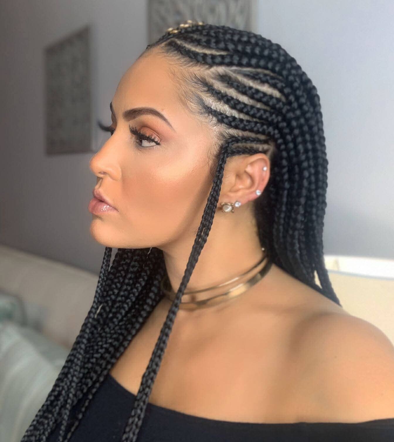 2step Ghana weaving made with 360 full lace