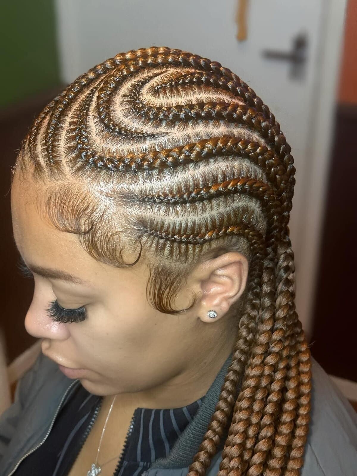 Inner all back Ghana weaving