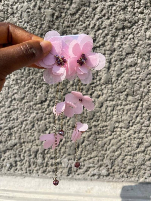 Floral earrings: