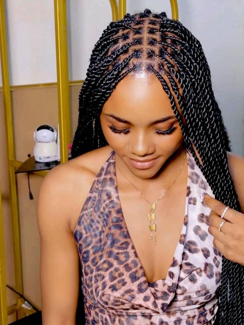 Beautiful twisted hair.