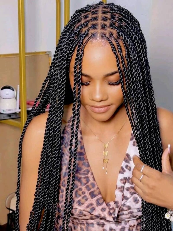 Beautiful twisted hair