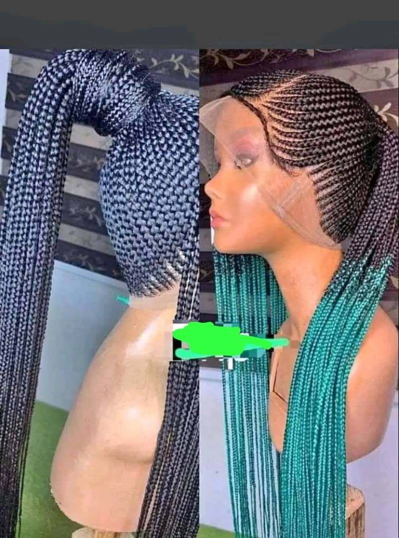 Suku and front Ghana weaving made with full lace