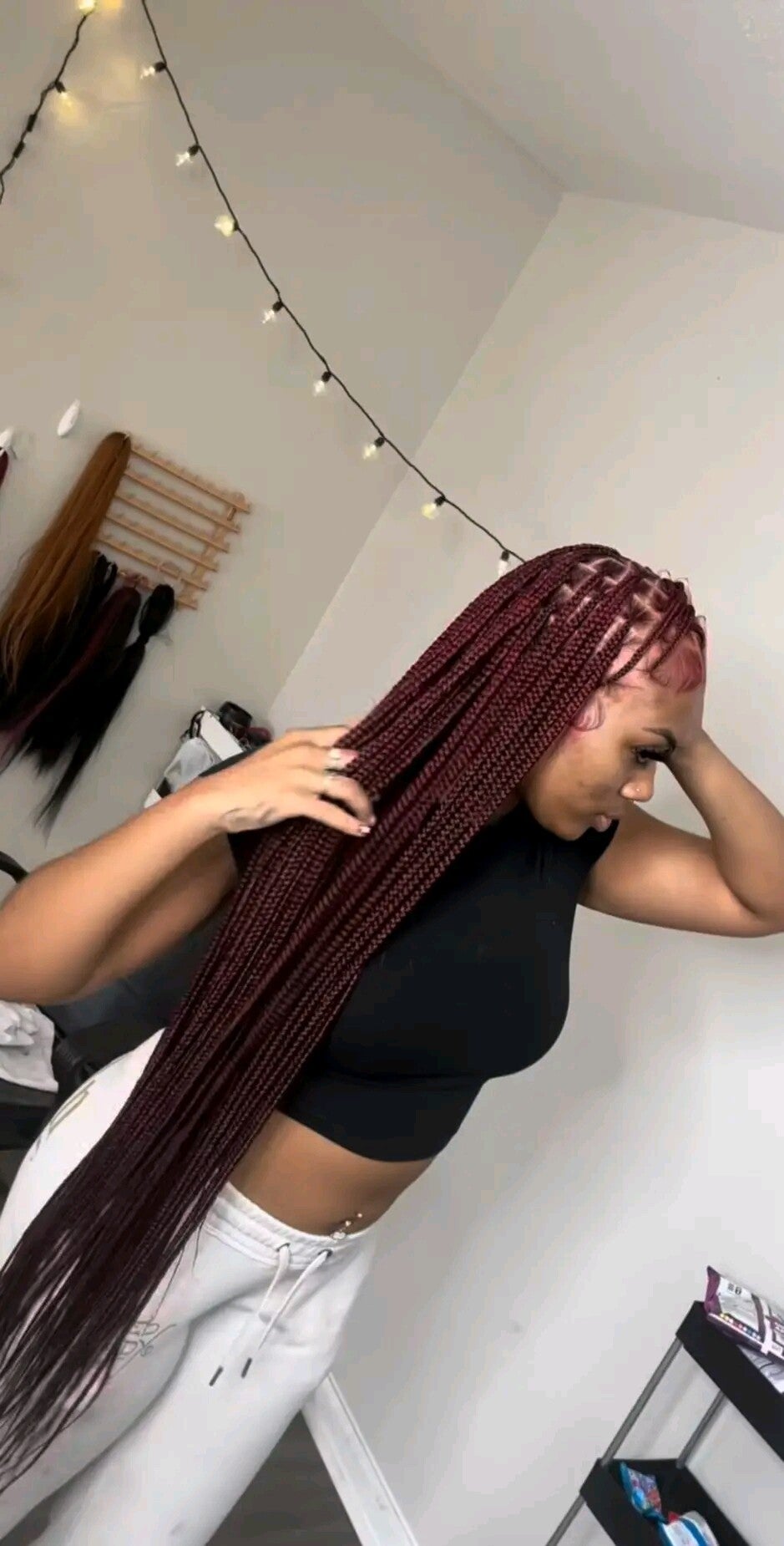 Kotless box braids