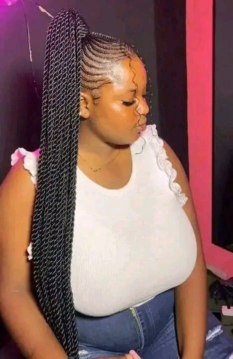 Suku Ghana weaving made with full lace