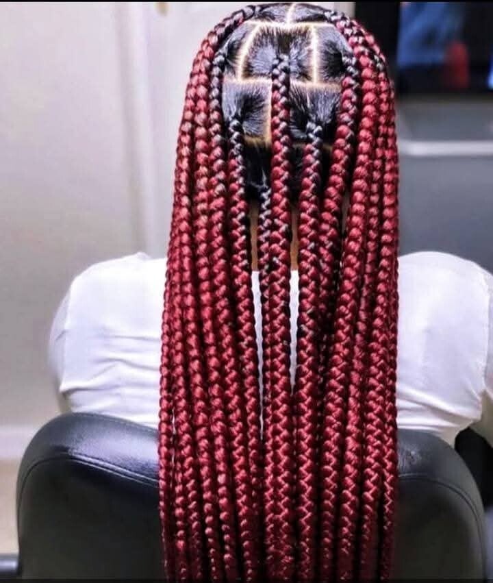 Big box knotless braids