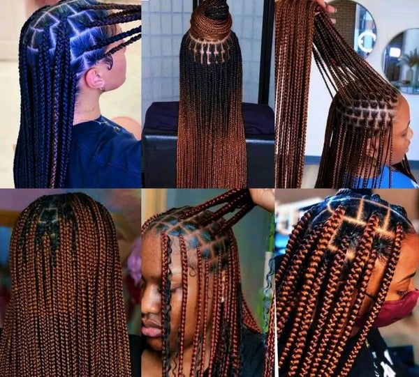 Kotless box braids