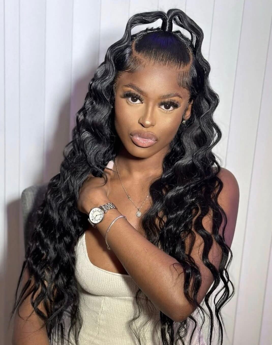 13x4 full frontal body wave. 100%  human hair