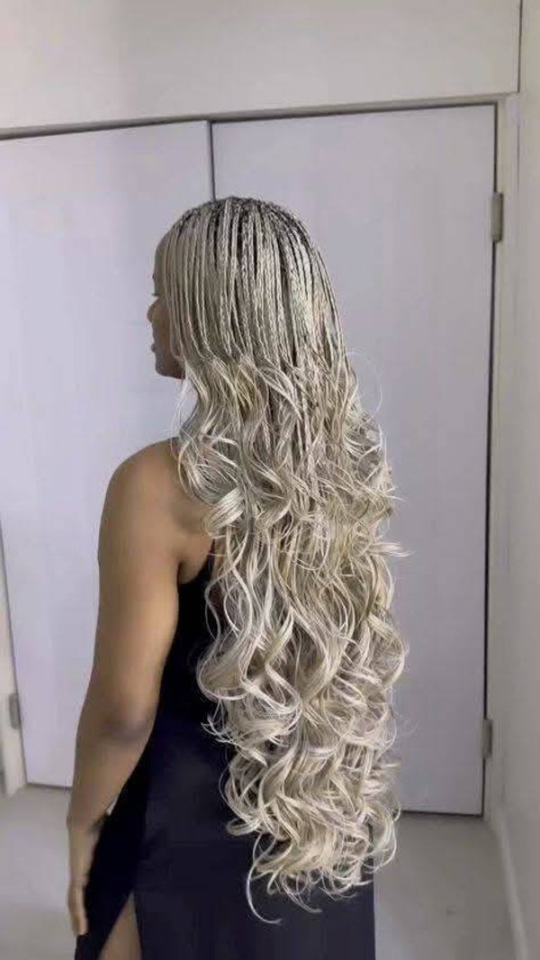 Jumbo braids. Made with full 360 lace. /613