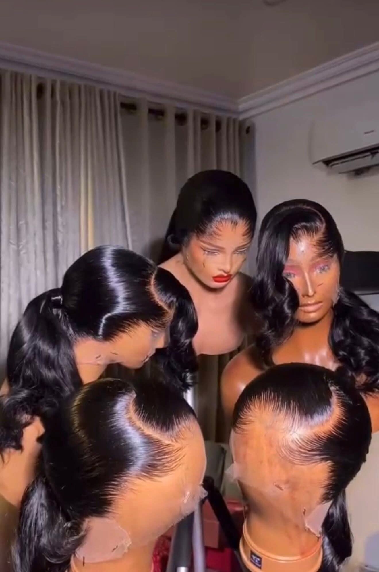 HD 360 lace stew 100% human hair natural color