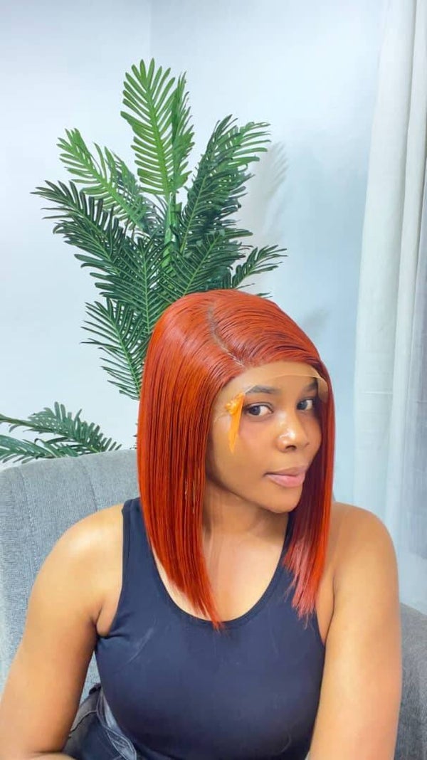 4x4 closure Bob hair 100% human hair