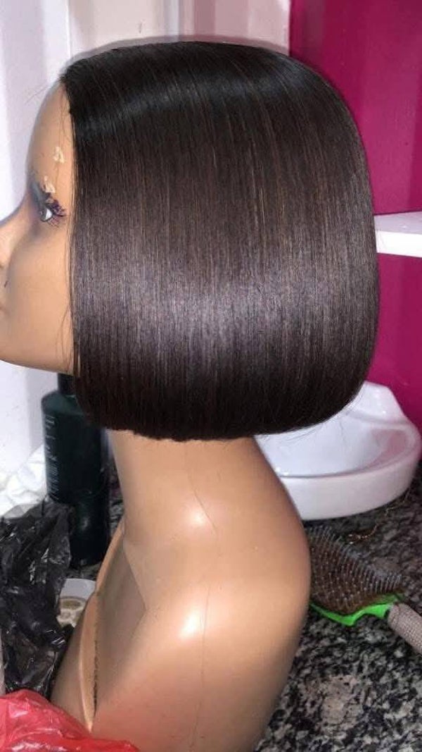 8 inches Bob closure 100% human hair