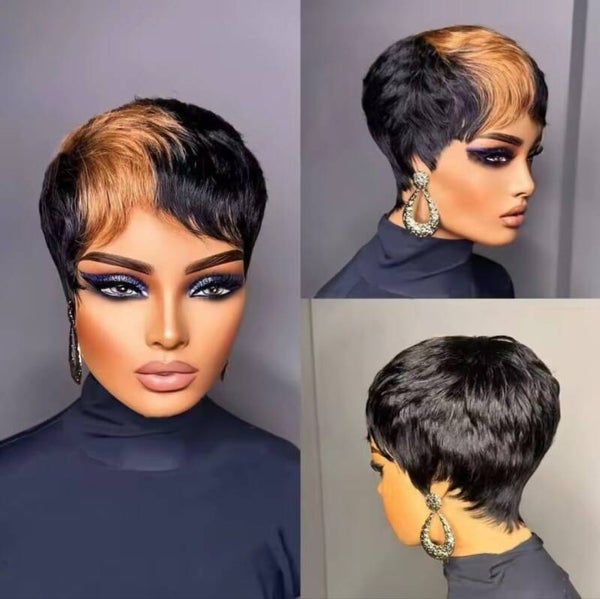 Pixe short cut 100% human hair