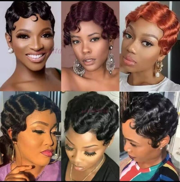 Our beautiful 100 % human hair fringe wave in different colors