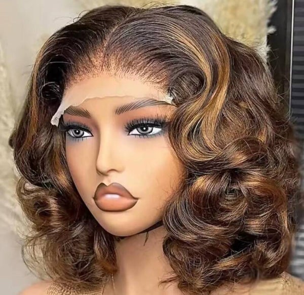 4x4 full closure bouncing curls 100%himan hair