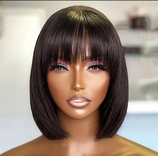 10 inches 100% human hair fringe