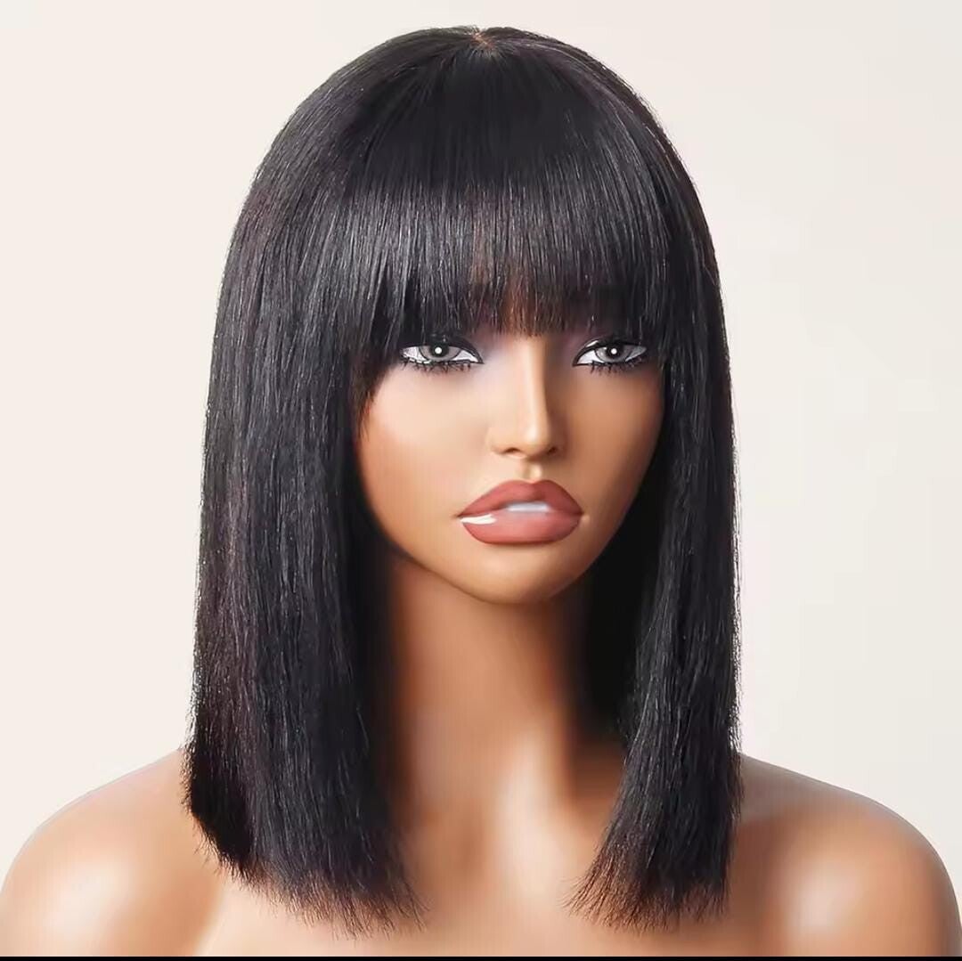 Our beautiful 10 inches fringe 100% human hair