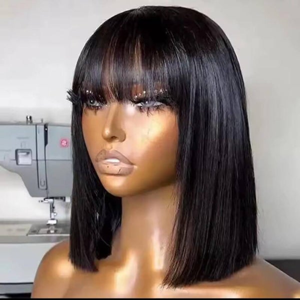 12 inches 100% human hair fringe