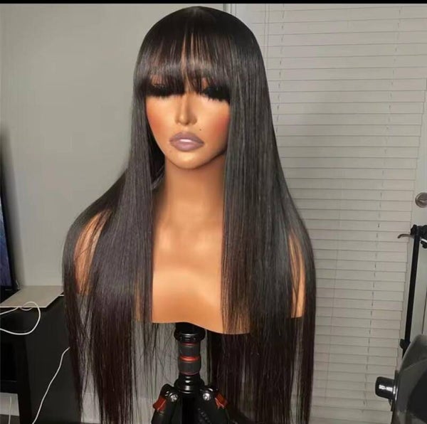 100% human hair fringe