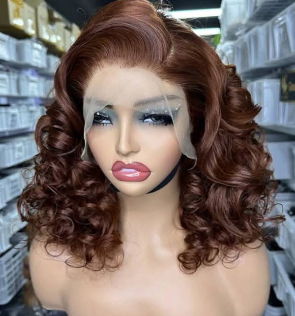 13x4 full Frontal bouncing curls 100% human hair