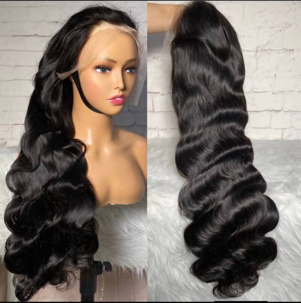 13x6 full frontal body wave 100% human hair