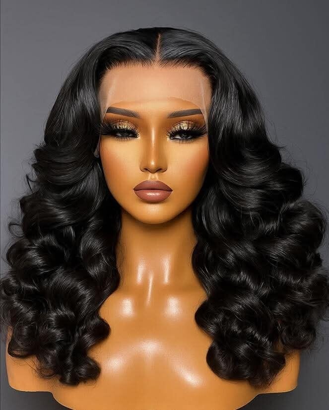 5x5 closure 100% human hair bouncing curls