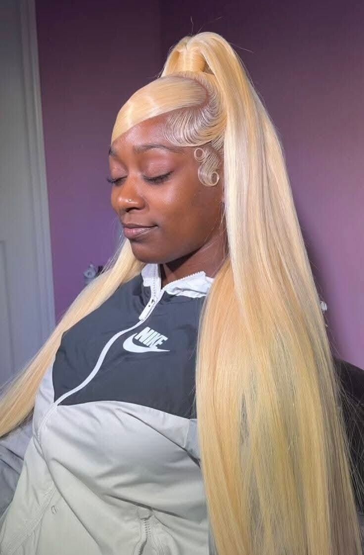 13x6 full frontal stw 100% human hair color 613