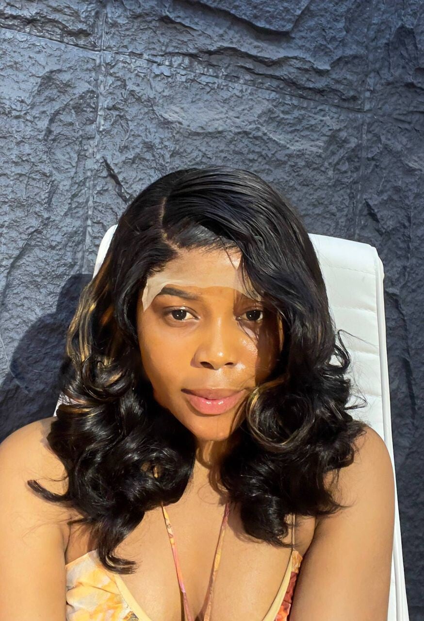 13x4 full frontal bouncing curls 100% human hair