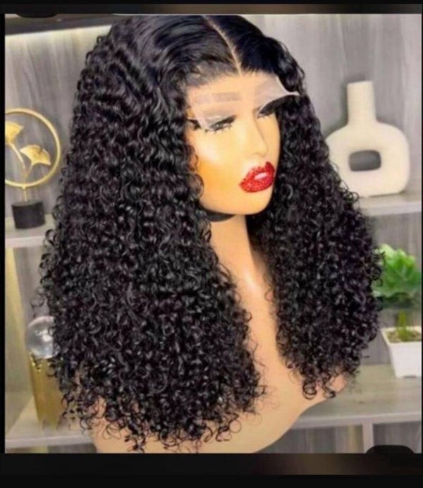 4x4  closure water curls. 100% human hair