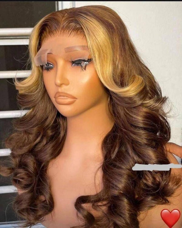 5x5 bouncing curls 100% human hair color birth mark