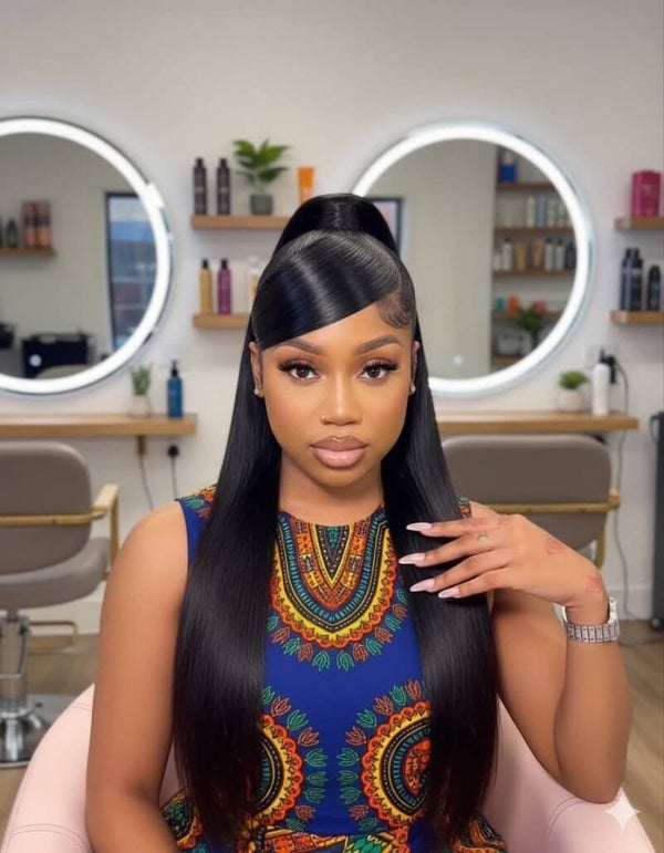 13x6 HD full frontal stw 100% human hair natural color