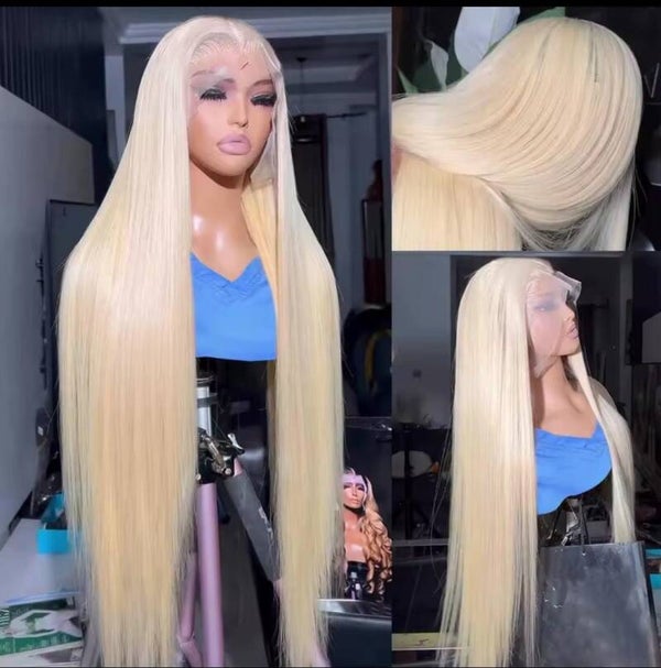 13x6 full frontal lace stw 100% human hair wine color 613