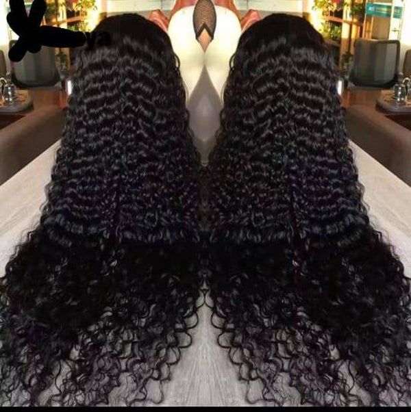 13x6 full frontal deep waves 100% human hair