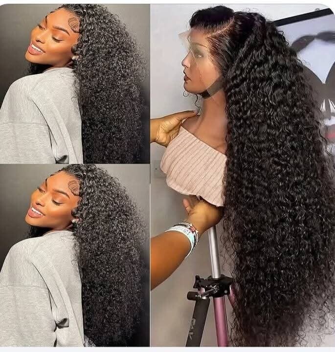 13x6 full frontal Jerry curls 100% human hair sdd