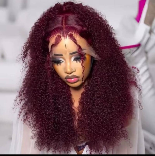 Jerry curls 13x4 full frontal 100% human hair