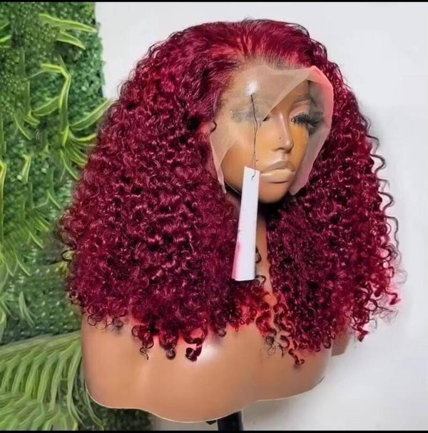 13x6 full frontal pixie curls 100 % human hair 250g