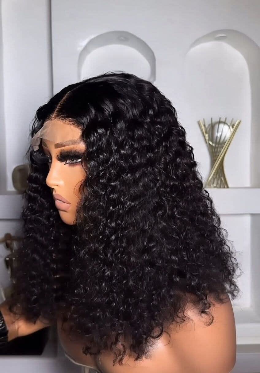 5x5 full closure water curls 100% human hair