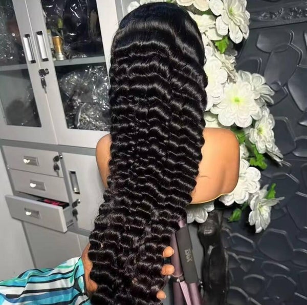 13x4 deep wave 100% human hair sdd