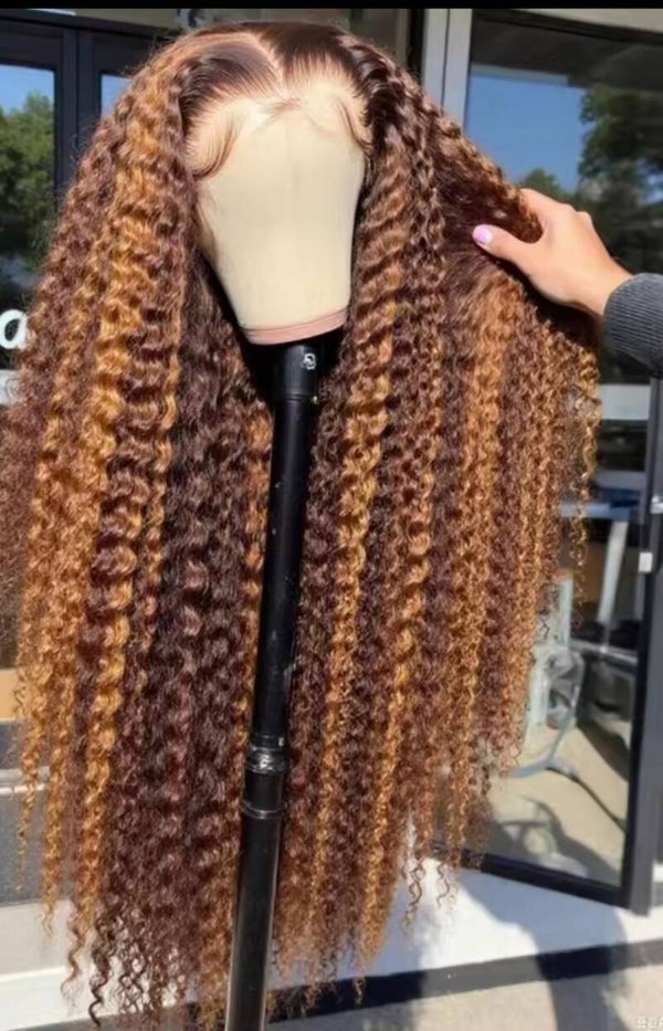 300g 13x4 full frontal deep wave 100% human hair