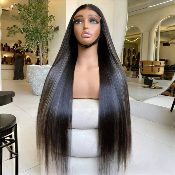 bone straight 100% human hair HD lace