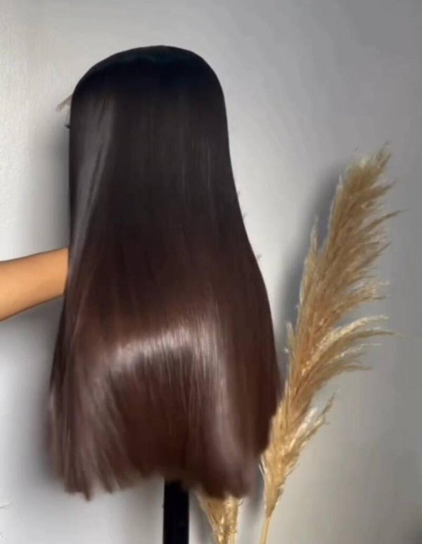 Vietnamese bone straight 100% human hair HD lace Very transparent and natural lace Available in 13x4 full frontal 5x5 full closure 6x6 full closure Raw Vietnamese human hair.
