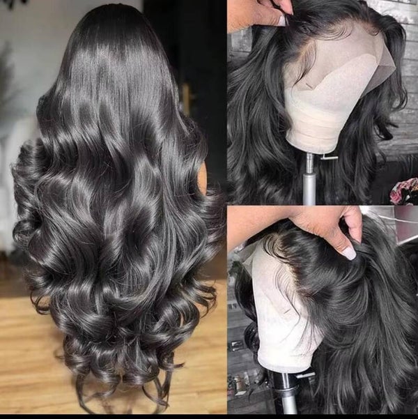 𝘉𝘰𝘥𝘺 wave human hair 😍 Soft, silky, and easy to 𝘴𝘵𝘺𝘭𝘦. 𝘛𝘩𝘪𝘴 𝘸𝘢𝘷𝘦 𝘴𝘱𝘦𝘢𝘬 𝘭𝘶𝘹𝘶𝘳𝘺 Premium quality hair 💎 300𝘨 13x4/5𝘹5 HD transparent 𝘭𝘢𝘤𝘦 100% 𝘩𝘶𝘮𝘢𝘯 𝘩𝘢𝘪𝘳 𝘣𝘦𝘢𝘶𝘵𝘺