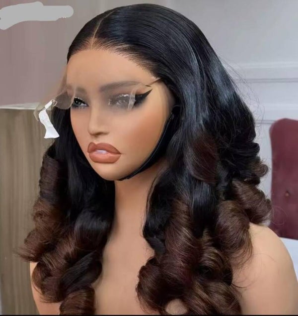 Loose Bouncy Curls 100% Human Hair Wig